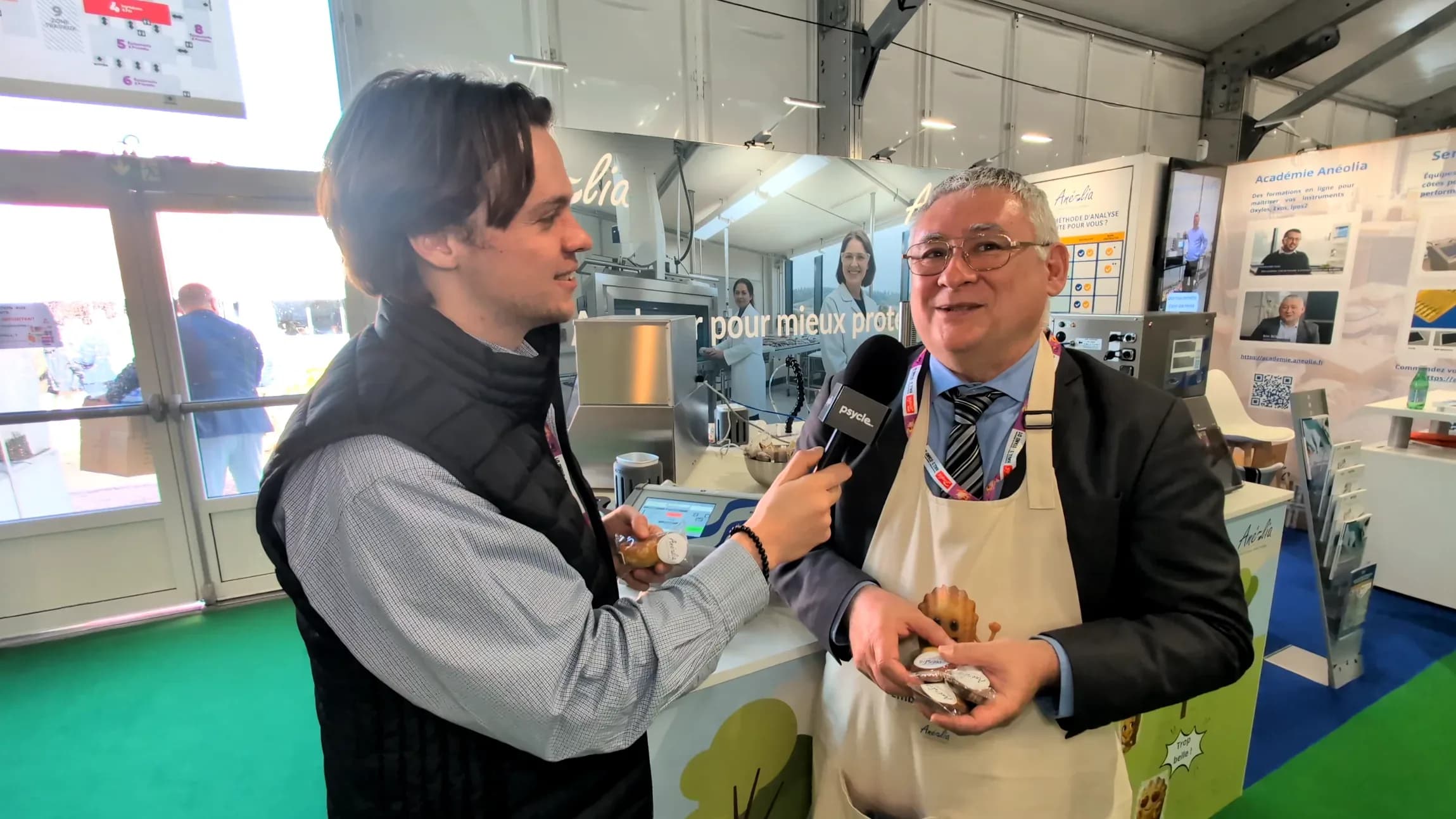 Photo du témoignage d'Eric Schaller (Aneolia) au salon CFIA Rennes 2026