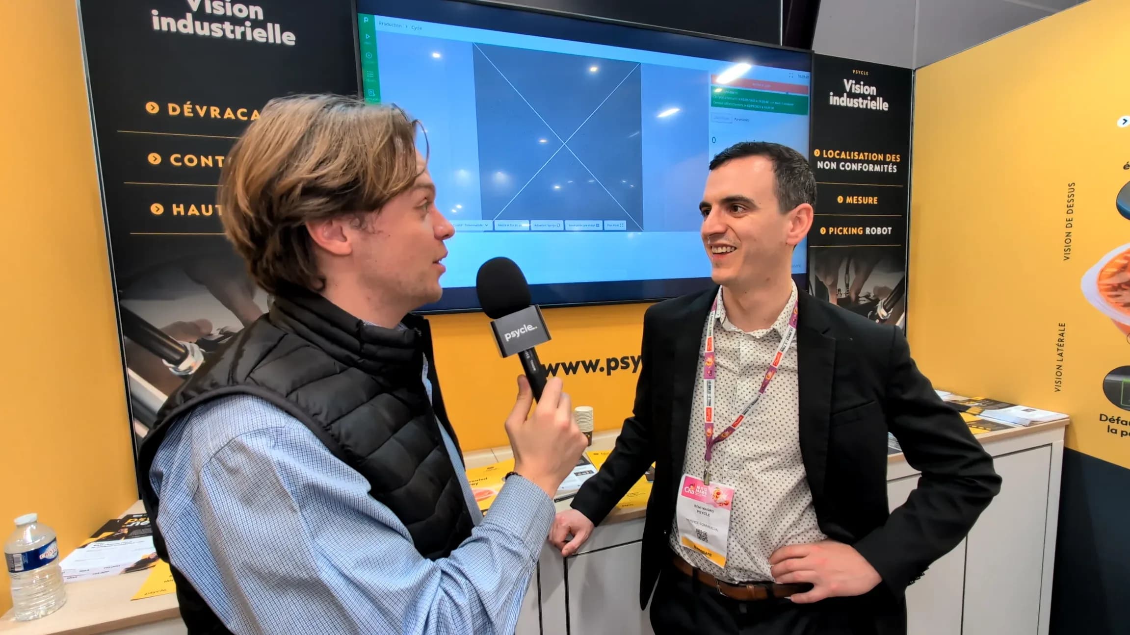 Photo du témoignage de Rémi Magro (Psycle) au salon CFIA Rennes 2026